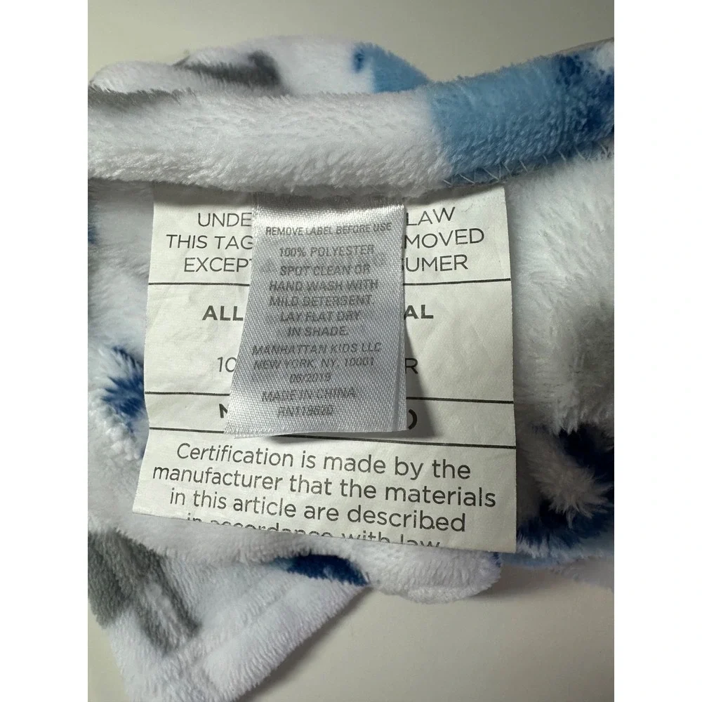 Plush Dinosaur Security Baby Blanket Lovey 14x14 by Manhattan Kids Stegosaurus